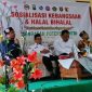 Kegiatan pembekalan ideologi dari Tim Densus 88 Antiteror Mabes Polri, Ponpes Putri Ar Rohmah di Dusun Bulakrejo, Desa Katikan, Kecamatan Kedunggalar, Kabupaten Ngawi, Selasa (15/4/2025).