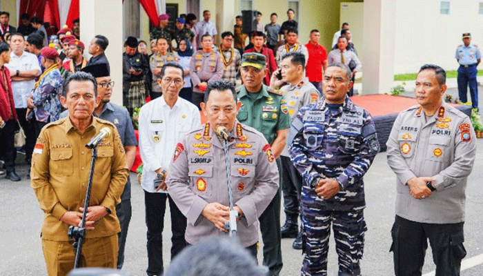Silaturahmi ke Polda Kepri, Kapolri Instruksikan Jaga Persatuan dan Kesatuan