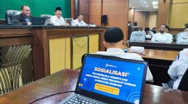 Kegiatan Penguatan Kapasitas Tim Pengelola Website dan Media Sosial (Medsos) Resmi seluruh Perangkat Daerah di lingkungan Pemkab Jombang, Rabu, (16/4/2025). 