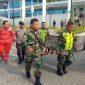 Personel Kodim 0830/Surabaya saat latihan mengevakuasi korban secara cepat dan terstruktur di RSUD Eka Candrarini.