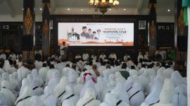 Bimbingan Manasik Haji Tahap II Tahun 1446 H / 2025 M di pendopo Kabupaten Jombang, Sabtu (19/5/2025) pagi.