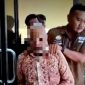 Terduga pelaku tindak pidana pembacokan atas 3 warga, saat diamankan di Polres Bojonegoro.