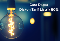 Ilustrasi cara dapat diskon tarif listrik 50% (Freepik/@jplenio1)