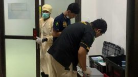 Suasana ruang autopsi jenazah RSUD Jombang.