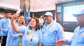 Bupati Jombang Warsubi janjikan bonus 30 juta bagi peraih medali emas di Porprov Jatim IX 2025 Malang. (Foto: dok)