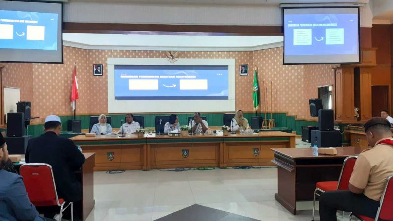 Dewan Juri Pemuda Pelopor 2025 dikenalkan dalam acara yang diadakan Disporapar Jombang. (Foto: Apriani Alva).