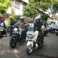 Bupati Jombang Warsubi, Wakil Bupati Salmanudin Yazid, dan Forkopimda serta Kapolres Jombang AKBP Ardi Kurniawan melakukan Riding to Muassis bersama PAC GP Ansor Jombang Kota. (Foto: dok)