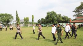 Wakil Bupati Jombang, Salmanudin Yazid menyambut langsung Kapolri Jenderal Pol. Listyo Sigit Prabowo saat ziarah ke makam Gus Dur. (Foto dok)