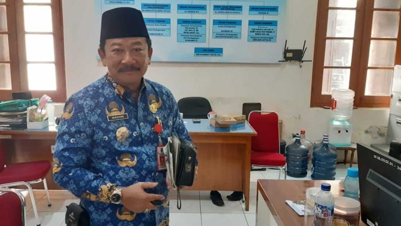 Kepala Disdagrin Jombang, Suwignyo. (Foto: Apriani Alva)