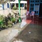 Kawasan Dusun Sawahan, Desa Sambirejo, Kecamatan Jogoroto, Kabupaten Jombang, terendam air akibat guyuran hujan semalaman, Senin (9/6/2025) pagi.