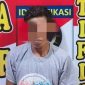 Tersangka kasus pencurian gabah diamankan di Polsek Grujugan, Bondowoso.