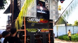 Ilustrasi sound horeg di Jombang. (Foto: Apriani Alva)