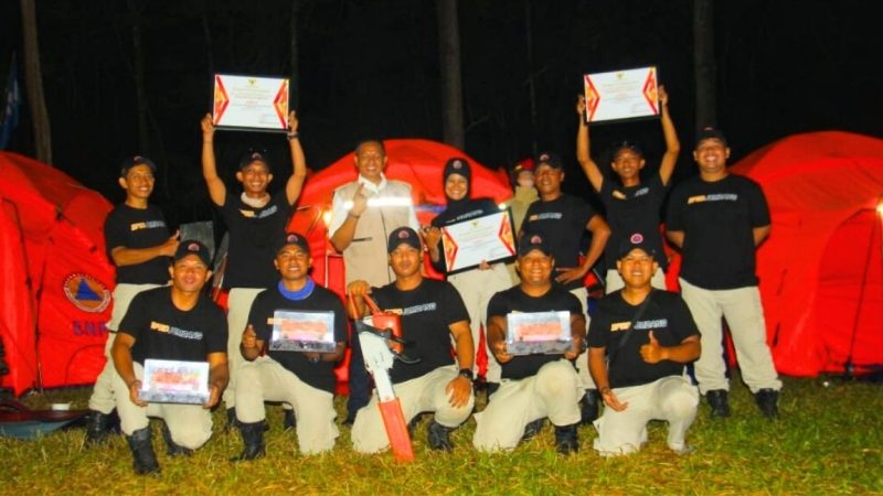 BPBD Jombang raih Juara Umum II dalam Gelar Peralatan Kesiapsiagaan Bencana Jatim 2025. (Foto: dok)