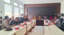 Rapat koordinasi Pemkab Jombang membahas mengenai aturan sound horeg. (Foto: dok) 