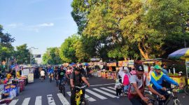 Susana jalan Jombang saat Car Free Day (CFD). (Foto: dok)
