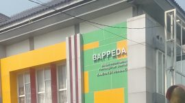 Kantor Badan Perencanaan Pembangunan Daerah (Bappeda) Kabuapten Jombang, Jawa Timur.
