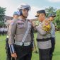 Kapolres Jombang AKBP Ardi Kurniawan pimpin apel Operasi Patuh Semeru 2025 di Mapolres Jombang. (Foto: dok)
