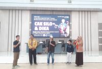 Nano, Bayu Anggara, Cak Silo dan Dika jadi Guru Tamu di acara Jurusan Bisnis Digital SMK Negeri 1 Jombang. (Foto Apriani Alva)
