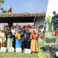 Sekretaris Daerah Kabupaten Jombang, Agus Purnomo, membuka acara TMMD KE-125 di Lapangan Desa Manunggal, Kecamatan Ngusikan.
