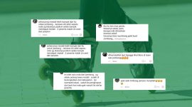 Tangkapan layar sebagian komentar netizen terkait cabor sepatu roda jombang.