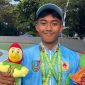 Cahya Ausaf Abi Sarwan atlet Sepatu Roda Jombang peraih medali emas nomor Freesyle Speed Slalom Putra dan meraih medali perak nomor Freestyle Slide Putra di Porprov Jatim IX 2025 di Malang. (Foto: dok Perserosi Jombang)