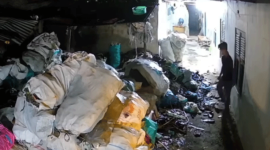 Tangkapan layar kamera pengintai (CCTV) menayangkan aksi percobaan pencurian di Desa/Kecamatan Kesamben, Kabupaten Jombang.