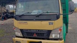 Truk yang sempat kabur diamankan di Satlantas Polres Nganjuk. (Foto:Ist)