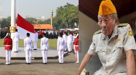 I Wayan Rembijok, Veteran 104 Tahun dari Legian yang masih menyaksikan HUT RI Ke-80.