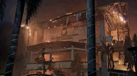 Kantor DPRD Makassar dibakar massa.