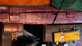 Kecelakaan di Jalan Raya Pungging, Kabupaten Mojokerto, Jawa Timur.