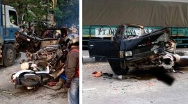 Kecelakaan maut di Lamongan.