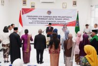 Pelantikan Pejabat Pembuat Akta Tanah (PPAT) du Kantor Pertanahan Kabupaten Jombang.