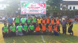 Polres Jombang Rayakan HUT RI Ke-80 dengan menggelar Olahraga Bersama.