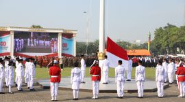 Upacara HUT ke-80 RI di Jombang.