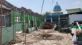 Proyek Revitalisasi Satuan Pendidikan SMP Negeri 3 Jombang. (Foto: Apriani Alva)
