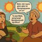 Ilustrasi Panasnya Dua Matahari di Langit Njomplang