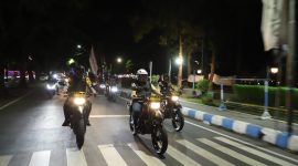 Bupati Jombang Warsubi pimpin patroli langsung dengan TNI POLRI.