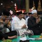 Bupati Jombang Warsubi saat mengikuti doa bersama lintas agama di Pendopo.
