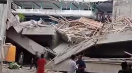 Detik-detik ambruknya Musala Pondok Pesantren Al Khoziny Sidoarjo