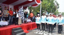 Disporapar Jombang umumkan Pemenang Lomba Gerak Jalan ROJO 2025.