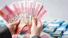 Ilustrasi uang miliaran yang dicuri sopir bank di Solo.