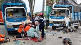 Kecelakaan maut melibatkan pelajar asal Banjaragung Jombang.