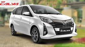 Ilustrasi mobil Toyota Calya.