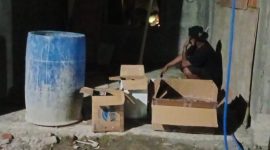 Polres Jombang sita ratusan miras di Mojowarno.