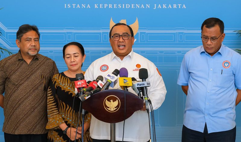 Presiden KSPSI Andi Gani Nena Wea.