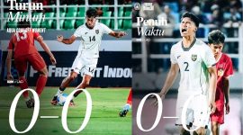 Timnas Indonesia raih skor kacamata saat lawan Laos dalam ajang Kualifikasi Piala Asia U-23 2026.