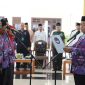 Prosesi pembacaan Surat Keputusan PPDI Provinsi Jawa Timur dan pengambilan sumpah kepada ketua dan pengurus PPDI Jombang periode 2025-2030.