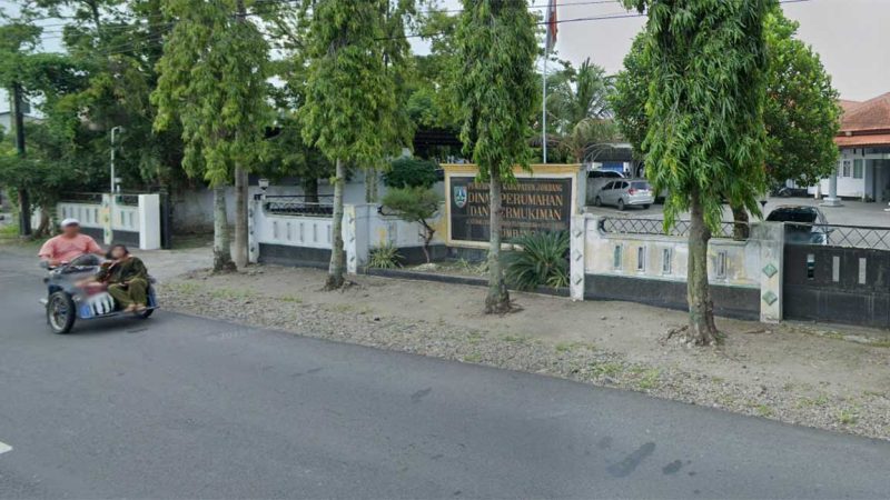 Kantor Dinas Perkim Jombang.