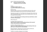 Surat somasi yang dilayangkan LintasDaerah.id ke DelikKasus86.com atas dugaan plagiarisme utuh. 