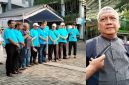 Direktur RSUD Jombang, dr Puji Umbaran saat sambutan sebelum penyembelihan hewan kurban dimulai.